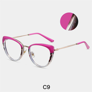 Monturas de Gafas TR90 con Patillas Metálicas y Protección Anti-<span class=keywords><strong>Luz</strong></span> Azul, Unisex, Montura Completa, Cómodas y Duraderas para Uso Diario - Product Image 5