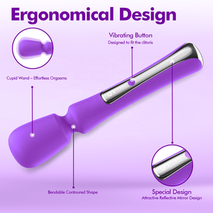 Kadınlar için Güçlü El Tipi Vücut Vibratörü Seks Oyuncağı - Product Image 3