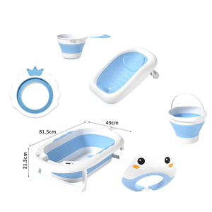 Juego de Baño para Bebés y Niños, 6 en 1, de Plástico, con Cubeta, Cuchara para Agua, Recipiente, Gorro - Product Image 3