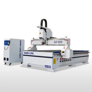6KW air-cooling spindle 1325/1530/2030/2040 3d Engraving Machinery For Furniture Cabinet Making of cnc router machine