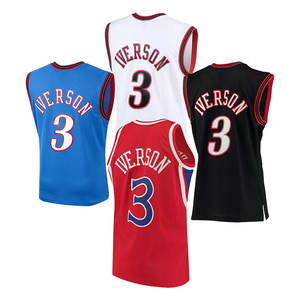 Toptan formalar tüm abd takımı dikişli amerikan basketbolu Jersey #3 Allen Iverson - Product Image 4