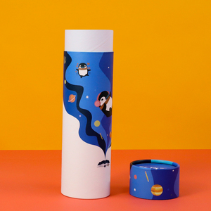 Boîte en tube de papier imprimée sur mesure, emballage rigide en carton, boîte cylindrique pour parfum, bougie, artisanat - Product Image 5