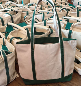 Impression personnalisée de votre propre logo, sac fourre-tout en toile de coton écologique et résistant pour les courses féminines, avec fermeture éclair - Product Image 1