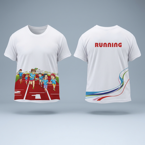 Camiseta Deportiva de Manga Corta para Niños, de Alta Calidad, Personalizada, de Secado Rápido, Transpirable, Ecológica, Anti-Pilling, Corte Regular, de Algodón - Product Image 2