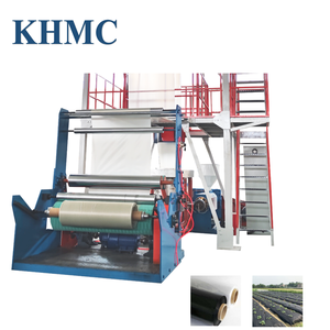 Extrudeuse de film plastique mono-couche <span class=keywords><strong>mini</strong></span> extensible HDPE LDPE PE pour l'agriculture, machine de soufflage de film en polyéthylène, vis de filetage, bon prix - Product Image 6