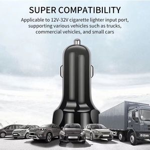 ที่ชาร์จโทรศัพท์ในรถยนต์ 4 พอร์ต USB รองรับ QC3.0 ชาร์จเร็ว ที่ชาร์จโทรศัพท์มือถือในรถยนต์ 7A อะแดปเตอร์ที่ชาร์จในรถยนต์ - Product Image 5