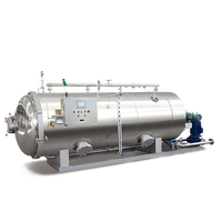 Nouvel autoclave alimentaire à vapeur et air à économie d'énergie, en acier inoxydable 304, haute productivité, pour viande de bœuf braisée en sachet, avec contrôle automatique précis