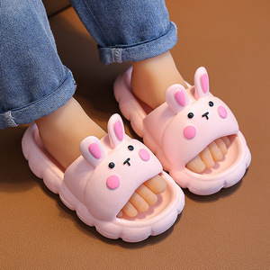 Chaussons d'été pour enfants, motif lapin mignon, à bout ouvert, antidérapants, semelles souples, pour la baignade - Grande Vente - Product Image 1