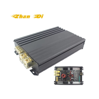 Amplificateur monobloc professionnel de classe D de 600 watts pour caisson de basses 1 canal en aluminium avec égaliseurs intégrés