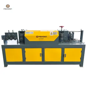 6mm 8mm 10mm 12mm 16mm CNC Hydraulic Wire Rod Straightening And Cutting Machine