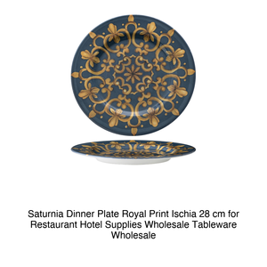 Plato de Cena Saturnia Royal Print Ischia 28 cm para Restaurante, Hotel, Suministros al por Mayor, Vajilla al por Mayor - Product Image 2