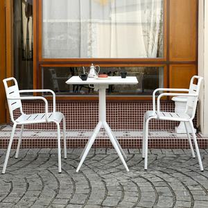 Nuovo ufficio di fascia alta mobili per il tempo libero pieghevole caffè per Hotel zona tempo libero tavolo da pranzo impermeabile uso esterno - Product Image 4