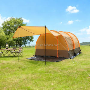 <span class=keywords><strong>Tente</strong></span> tunnel imperméable 5-8 personnes, abri extérieur portable toutes saisons pour le <span class=keywords><strong>camping</strong></span> familial et la randonnée - Product Image 1