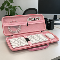 Sac de transport portable en EVA personnalisable pour souris et accessoires de clavier, avec fermeture éclair, étui de rangement