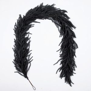 Guirlande de pin noir Xuanhaoyuan pour Halloween, 60 cm, pour la décoration de la maison et les fêtes - Product Image 2