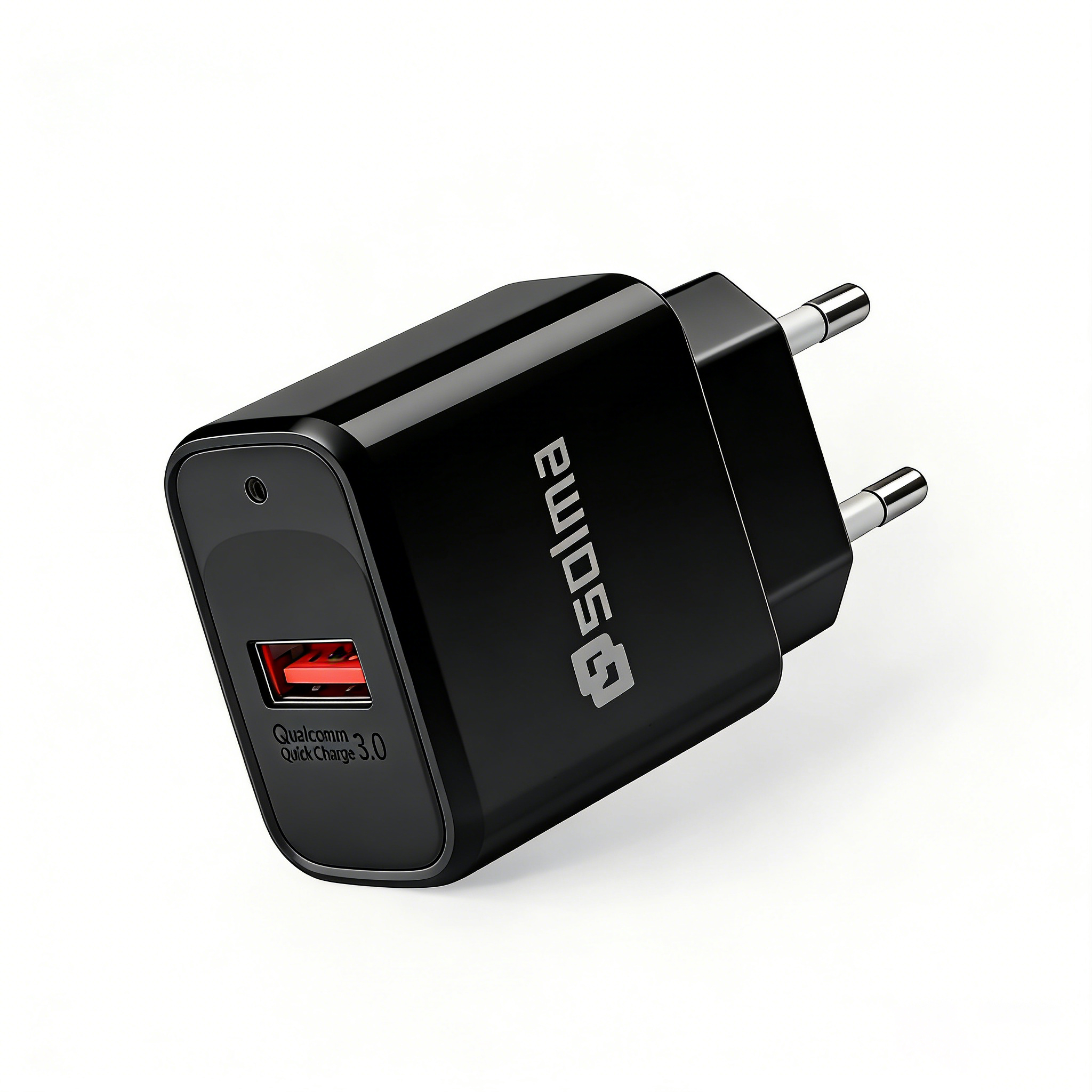Black Charger Data Cable Packaging Box