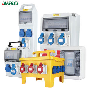 מתקן חשמל תעשייתי נייד תלת פאזי חיצוני, עמיד למים, עם <span class=keywords><strong>GFCI</strong></span>, תקן CE עבור VISSFJ S12-2, אחריות לשלוש שנים, 100-380V, להפצה. - Product Image 6