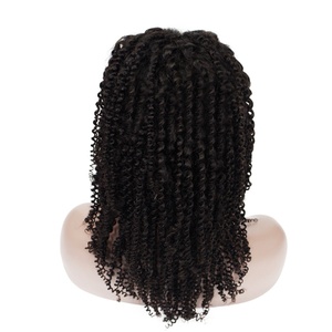 Brazilian Virgin <b>Human</b> Hair 10nch-24inch Kinky Curl <b>Wigs</b> Thick <b>Human</b> Hair <b>Wig</b> - Product Image 4