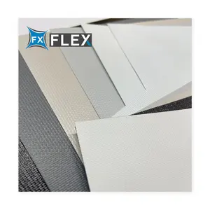 FLFX A-grade Flame Retardant PVC Roller Blind Fabric Vertical for Office