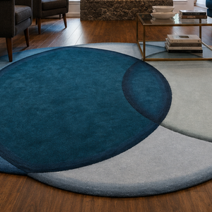 Tapis de luxe en laine tuftée à la main, motif floral organique, tapis fait main à poils longs, tapis moderne personnalisé pour la maison et l'hôtel - Product Image 3