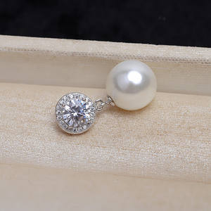 จี้เงินแท้ S925 ทำมือ อุปกรณ์ DIY สำหรับทำจี้ห้อยทรงกลม ใส่ไข่มุก 8-13 มม.  ฐานเปล่าสำหรับทำเครื่องประดับ 4430 - Product Image 2