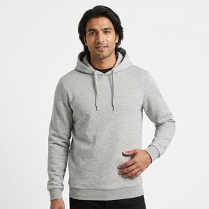 Sudadera Casual de Invierno para Hombre, Mezcla de Algodón, Cómoda, Corte Holgado, Diseño Básico Liso, con Estampado Digital - Product Image 1