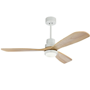 Ventilatore da Soffitto con Lampada in Stile Retrò Americano, Moderno e Semplice Nordico, per Soggiorno, Sala da Pranzo, Lampadario in Legno Massiccio per Loft - Product Image 5