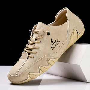 Chaussures basses décontractées pour hommes, en microfibre respirante, avec fermeture élastique, grande taille, pour le sport et les loisirs. - Product Image 4