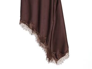 KAR&OT ZA Novità Autunno 2025 <span class=keywords><strong>Vestito</strong></span> <span class=keywords><strong>Midi</strong></span> Stile Fashion in Raso con Orlo Irregolare e Inserto in Pizzo dal Taglio Aderente 5919201 - Product Image 5