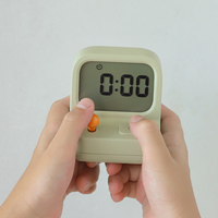Jam alarm digital Gameboy untuk anak-anak, jam meja lucu untuk pemula, timer belajar, jam meja baru untuk siswa