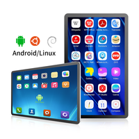 Moniteur tactile ultra-fin POFX de 15,6 pouces en alliage d'aluminium, entièrement étanche, tactile capacitif, système Android en option