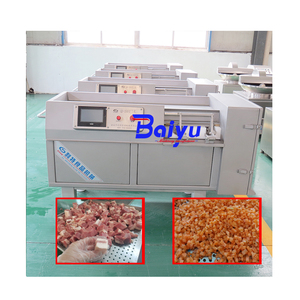 Machine à découper la viande Baiyu <span class=keywords><strong>pour</strong></span> la découpe de cubes de viande de bœuf, de poulet, de porc et de viande congelée dans le traitement alimentaire commercial - Product Image 1