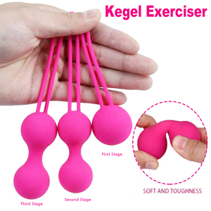 El Mejor Sistema de Ejercicios de Kegel, Ejercicios <span class=keywords><strong>para</strong></span> el Suelo Pélvico, Pesas de Silicona Premium <span class=keywords><strong>para</strong></span> Ejercicios de Kegel, Control con Kit de Entrenamiento <span class=keywords><strong>para</strong></span> Mujeres - Product Image 3