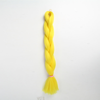 Rambut Kepang Jumbo Sintetis Ombre 24 inci 100g, Gaya Rambut Afro, Fashion Elegan