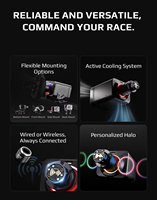 Base de Volante de Tracción Directa Simagic Alpha EVO 9Nm 12Nm 18Nm con Servomotor de Force Feedback y Cogging Zero para Sim Racing