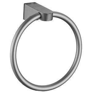 Juego de Accesorios de Baño Minimalistas Modernos de Acero Inoxidable y Aleación de Zinc de Primera Calidad, 7 Piezas, Barra para Toallas Negra Mate, Montado en la Pared - Product Image 4