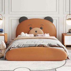 Cama Infantil de Madera Maciza, Diseño Unisex, Creativo, de Dibujos Animados, Tamaño Completo, Cómoda, Moderna, Minimalista, Muebles de Dormitorio para Niños - Product Image 6