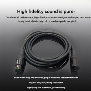 <span class=keywords><strong>Cable</strong></span> de Audio MAXIMON YSG-R016 de 3 Polos, Macho a Hembra, Chapado en Oro, Cubierta de PVC, Corriente Nominal de 10A, Doble Blindaje, Fibra Óptica 4K 4N - Product Image 3