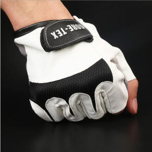 Guantes de pesca de cuero de ciervo, impermeables, con dedos abiertos, para pesca con mosca, unisex, izquierdo o derecho, individuales o en pareja, color aleatorio - Product Image 5