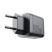 Chargeur GaN intelligent AI haut de gamme QC5.0 45W avec câble rétractable Type-C pour 16 Pro/Ultra/Écouteurs/Montre connectée