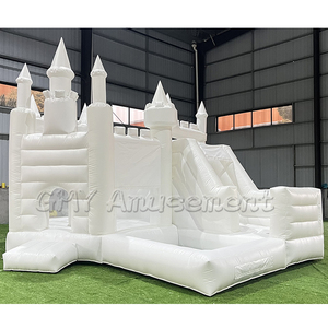 Château de rebond de château de saut blanc commercial à vendre - Product Image 1