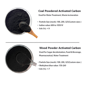 Venta al por mayor de fábrica, carbón activado en polvo, valor de yodo 800, utilizado para hacer jabón, carbón activado en polvo de madera - Product Image 5