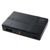 Alimentation sans interruption de secours portable 5V 9V 12V 2A LAN Mini UPS 10400Mah Équipement