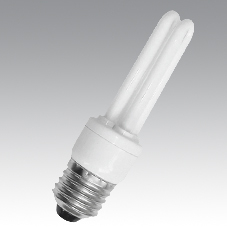Bombilla de bajo consumo CFL 2U E27 6000K Luz diurna Alert 6000 horas CRI 80 Base de plástico Lámpara fluorescente Garantía de 2 años AC 220V - Product Image 4