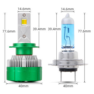 K14 Control remoto versión H7 Led faro 3 <span class=keywords><strong>colores</strong></span> luz antiniebla H11 9005 H8 HB3 Led H7 Canbus estroboscópico H4 H11 9005 faro - Product Image 4