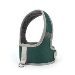 高級ピンクグリーンポリエステルハーネス猫犬用シンプルパーソナライズ通気性ベストオールシーズンラブリーソリッドパターンかわいいスタイル - Product Image 2