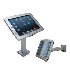 समायोज्य धातु आईपैड सुरक्षित डिस्प्ले स्टैंड फोल्डेबल टैबलेट धारक iपैड 2 3 4 एयर प्रो के लिए लॉक योग्य - Product Image 1