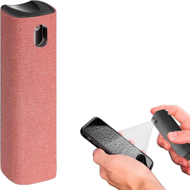2-in-1 Screen Cleaner Spray and Microfiber Cloth Kit Efficient Mobile Phone Laptop Screen Cleanser