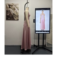 Robe longue élégante sans manches à col carré en satin pour femme, tenue décontractée pour tous les jours et les soirées