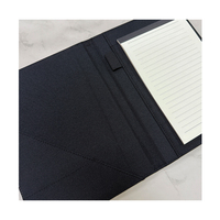 Portefeuille A5 de cahier de toile de transfert de chaleur personnalisé avec impression de logo de recharge vierge, portefeuille vierge de sublimation pour les entreprises